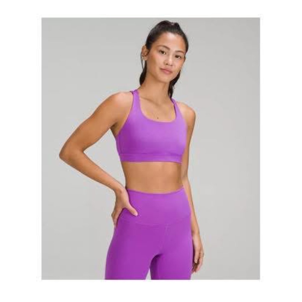 Lululemon Purple Women's Sports Bra and Leggings Set size 6